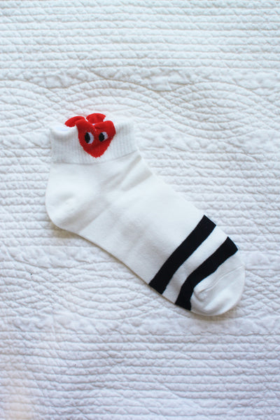 Oh Heart Socks | Double Stripe