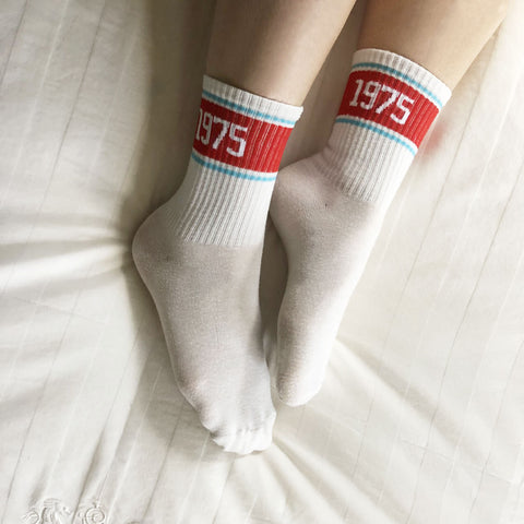 Harajuku Vintage Crew Socks | 1975