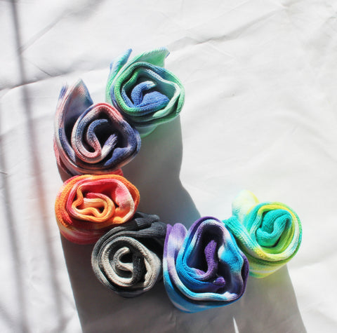 Swirl Tie Dye Crew Socks