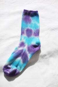 Swirl Tie Dye Crew Socks
