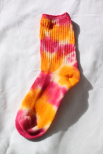 Swirl Tie Dye Crew Socks