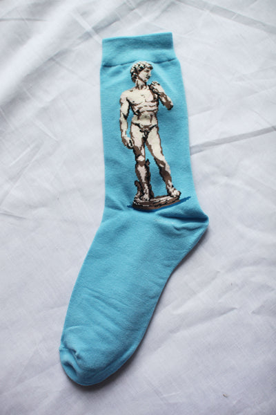 Cultured Long Crew Socks | David
