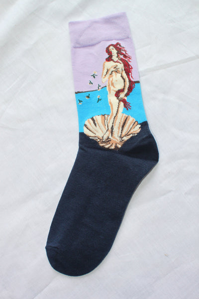 Cultured Long Crew Socks | Venus
