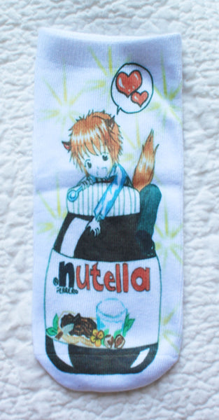 Nutella Ankle Socks | Cartoon