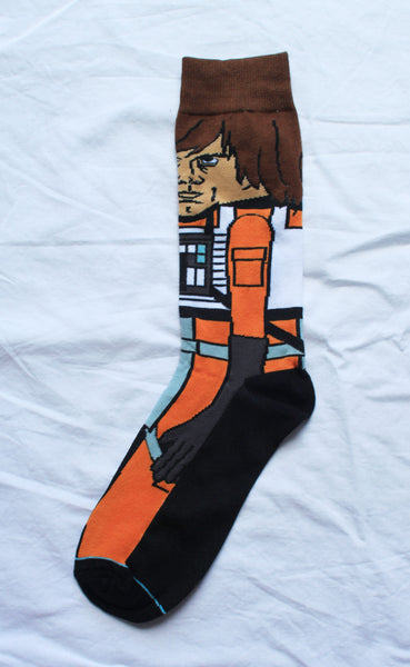 Star Wars Girl Socks | Luke Skywalker flat lay