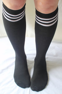 High-Cut Stripe Socks