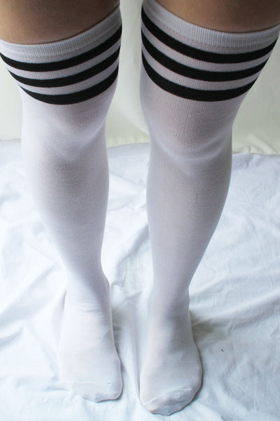 High-Cut Stripe Socks