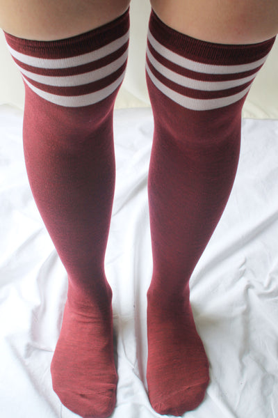 High-Cut Stripe Socks
