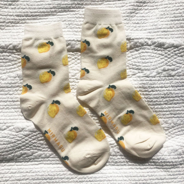 Ripened Fruit Print Socks