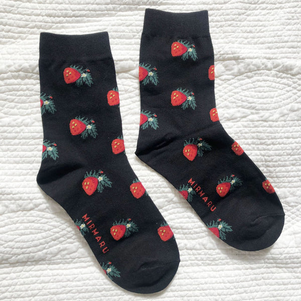 Ripened Fruit Print Socks